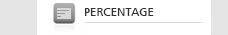 Percentage
